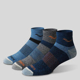 Inferno Merino Wool Blend Quarter 3-Pack - Socks