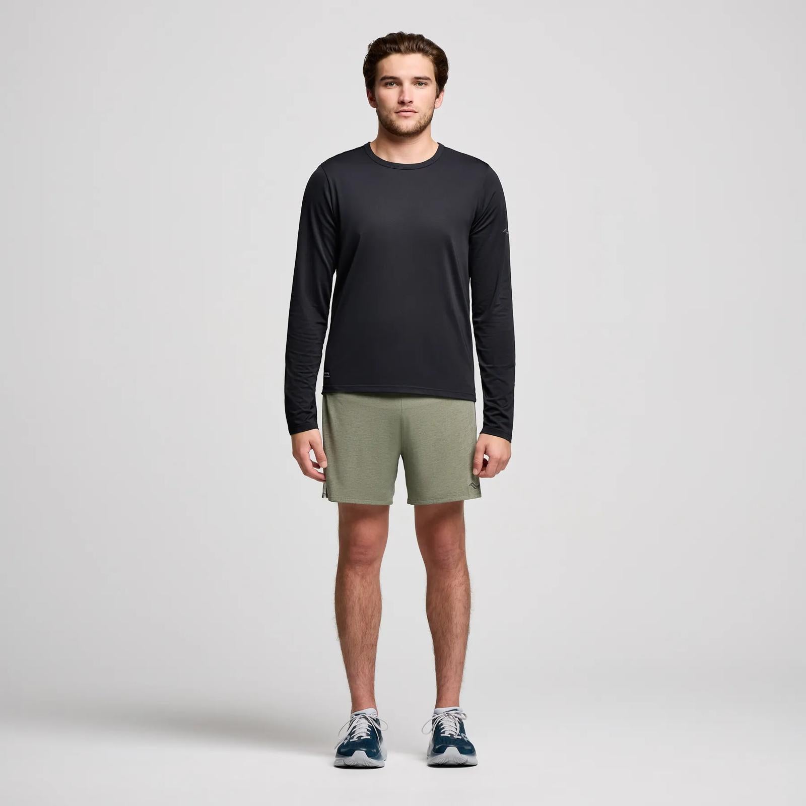 Stopwatch Long‑Sleeve Run Tee