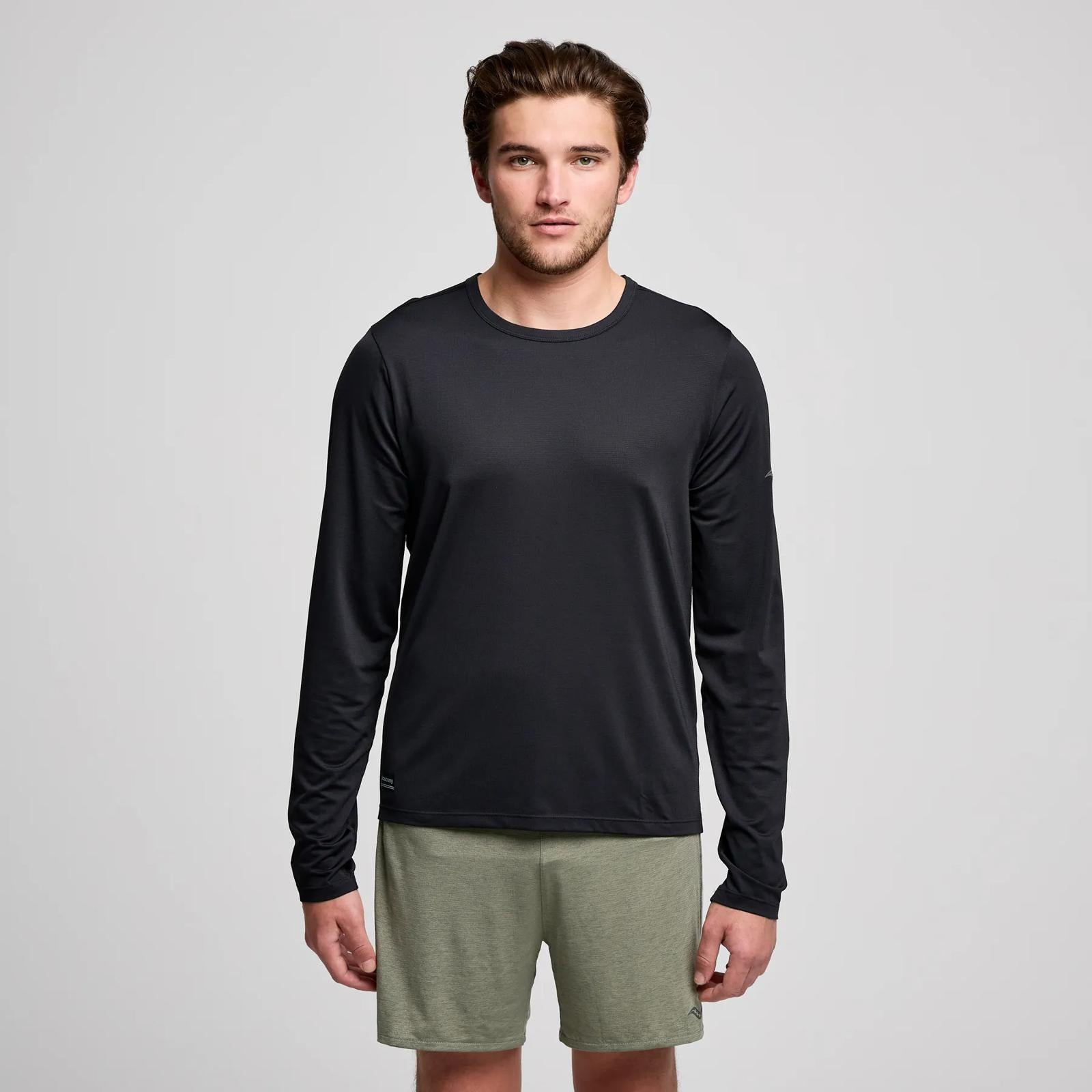Stopwatch Long‑Sleeve Run Tee